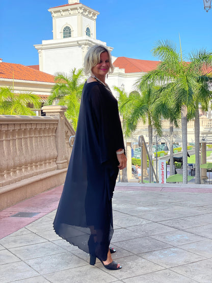 BLACK SPLASH TUNIC
