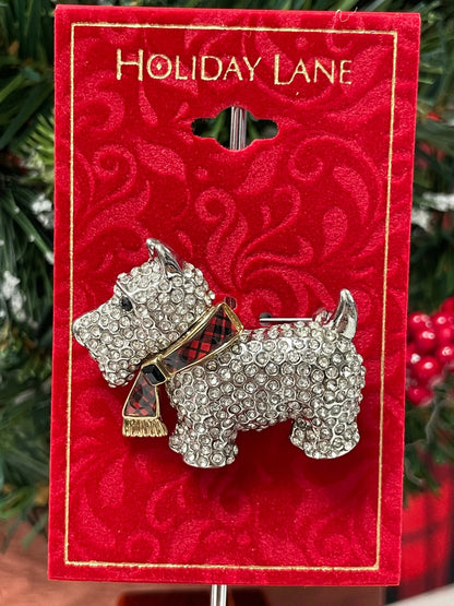 HOLIDAY PUPPY PIN