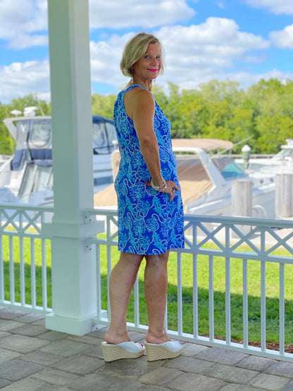 AQUA LANE KEYHOLE DRESS