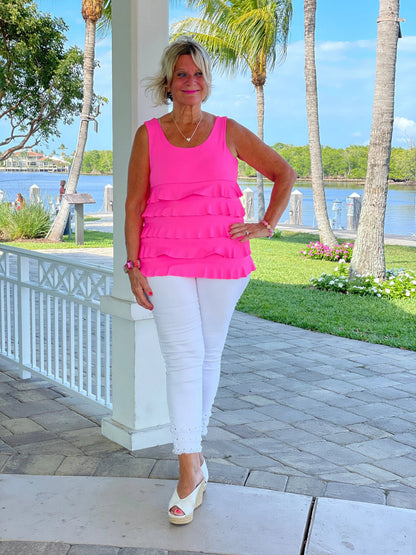 HOT PINK CHA CHA TANK