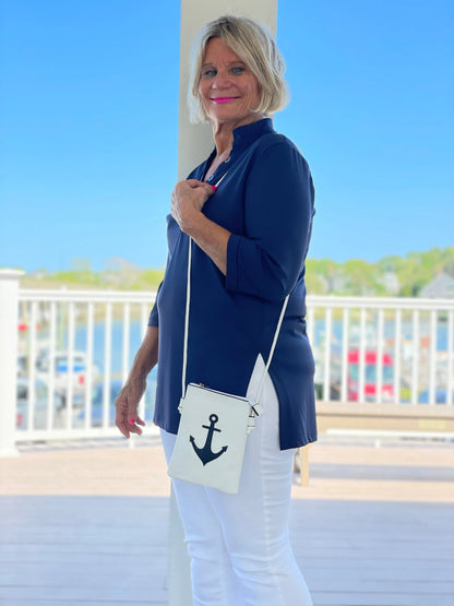 ANCHOR CROSS BODY BAG 2 COLORS
