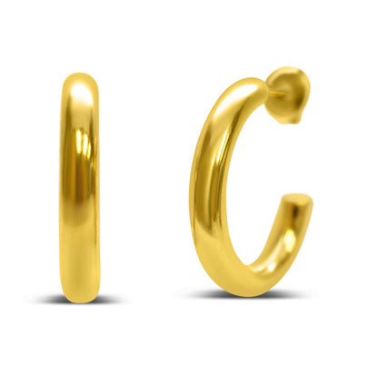 Isla Waterproof Weightless Gold Hoop Earrings – Lightweight, Tarnish-Free, 3 Sizes Isla Waterproof Weightless Gold Hoop Earrings – Lightweight, Tarnish-Free, 3 Sizes Earrings