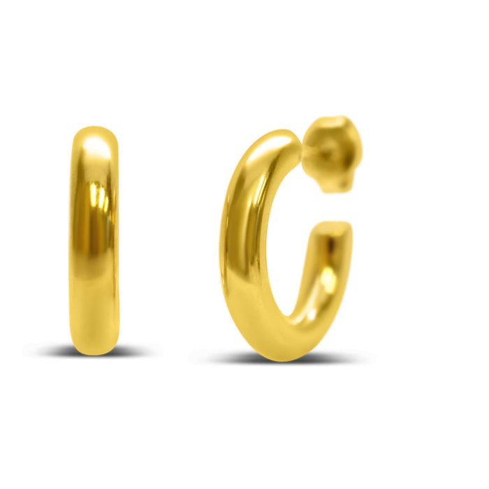 Isla Waterproof Weightless Gold Hoop Earrings – Lightweight, Tarnish-Free, 3 Sizes Isla Waterproof Weightless Gold Hoop Earrings – Lightweight, Tarnish-Free, 3 Sizes Earrings