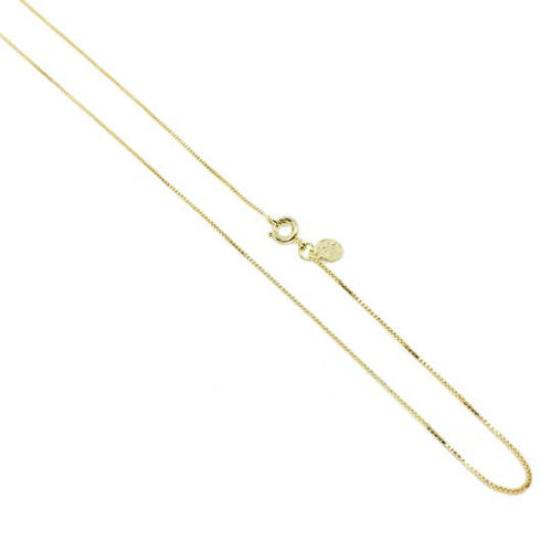 Jackie Tides Waterproof Gold Filled Dainty Box Chain Jackie Tides Waterproof Gold Filled Dainty Box Chain Necklaces