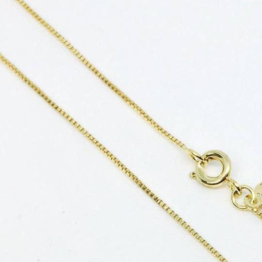 Jackie Tides Waterproof Gold Filled Dainty Box Chain Jackie Tides Waterproof Gold Filled Dainty Box Chain Necklaces