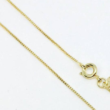 Jackie Tides Waterproof Gold Filled Dainty Box Chain Jackie Tides Waterproof Gold Filled Dainty Box Chain Necklaces