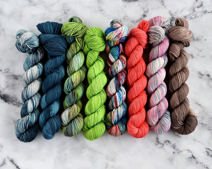 Destination Yarn fingering weight yarn Japan Collection - Full Skein Set