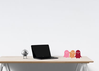 Kedziefest Tiny Ghoul Gang Acrylic Ghosts (Set of 3 Mini Ghosts)