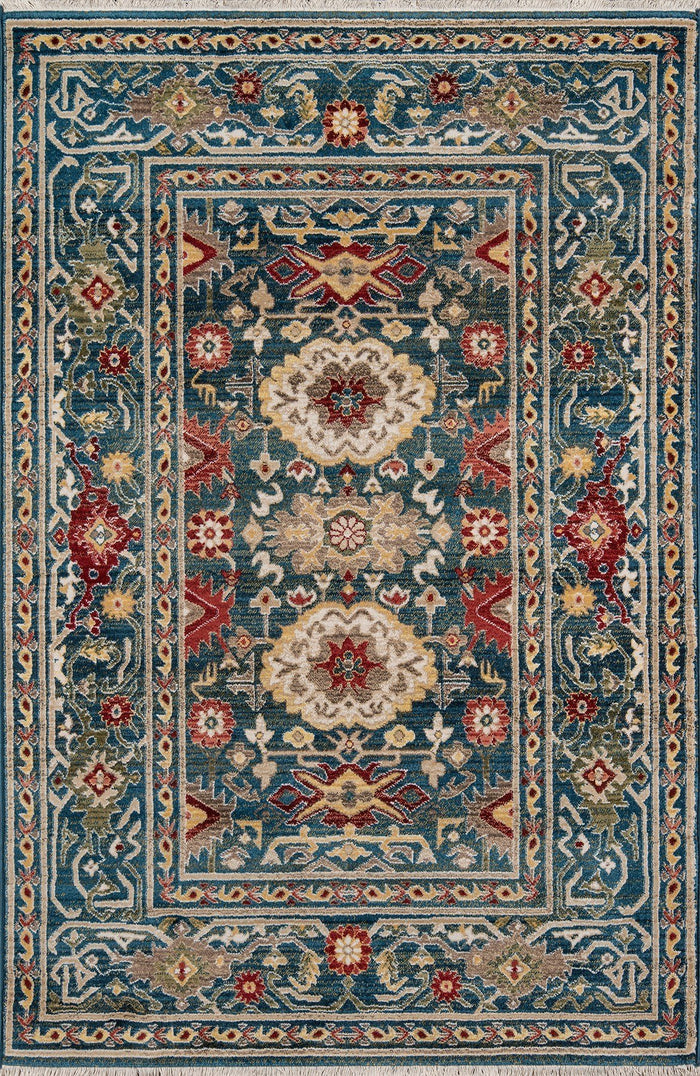 Lenox Area Rugs LE-03 Blue 100% Poly Product of Turkey
