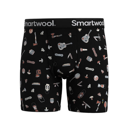 Men's Merino Print Boxer Brief Boxed