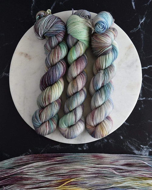 Destination Yarn fingering weight yarn Mercury