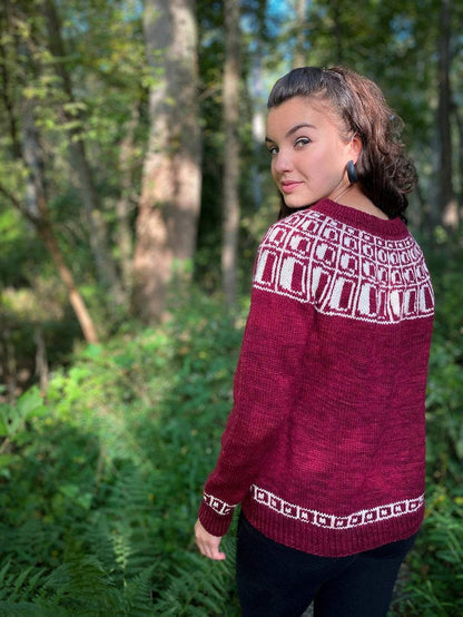 Destination Yarn Knitting Kit Mod Pullover Kit
