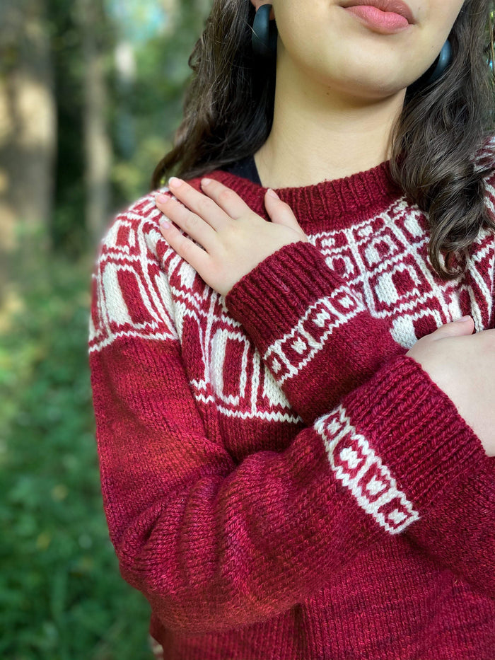 Destination Yarn Knitting Kit Mod Pullover Kit
