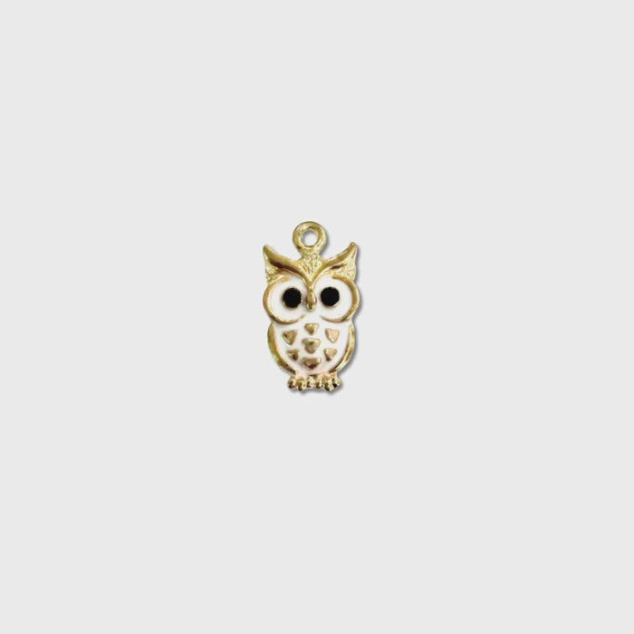 Owl Enamel Charm Owl Enamel Charm Charms