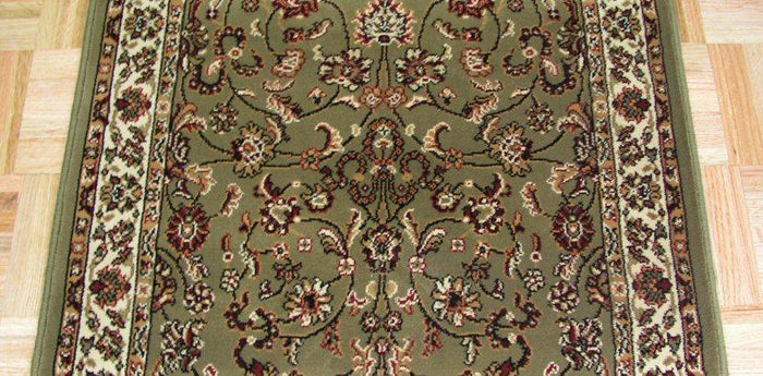 Concord Global Trading Area Rugs Persian Classics 2025 Green Stair Runner and Area Rugs  Poly Turkey