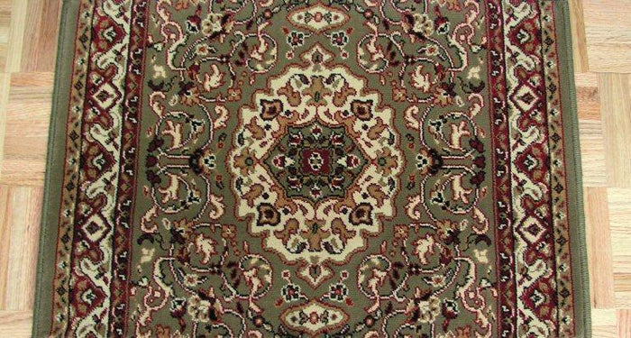Concord Global Trading Area Rugs Persian Classics 2035 Green Stair Runner and Area Rugs  Poly Turkey