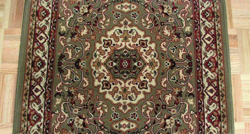 Concord Global Trading Area Rugs Persian Classics 2035 Green Stair Runner and Area Rugs  Poly Turkey