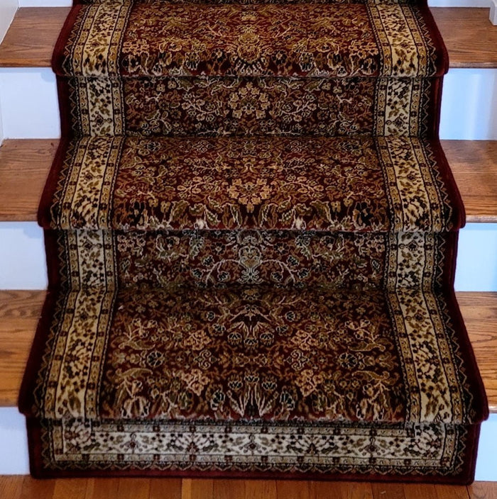 Concord Global Trading Area Rugs Persian Classics 2090 Red Stair Runner and Area Rugs  Poly Turkey