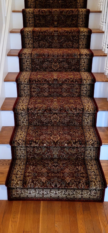 Concord Global Trading Area Rugs Persian Classics 2090 Red Stair Runner and Area Rugs  Poly Turkey