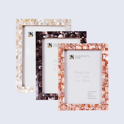 Handmade Picture Frame - Lazy Sunday Collection - Fits 5x7 Photos, for tabletop or wall display