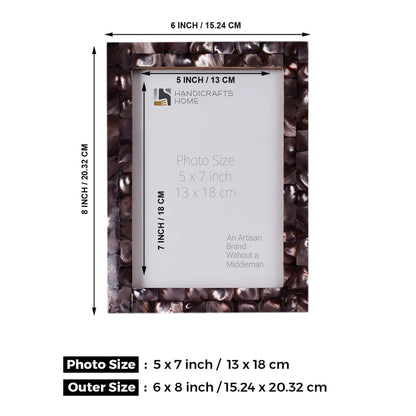 Picture Frame Set of 3 | Lazy Sunday Collection | Fits 5x7 Photos