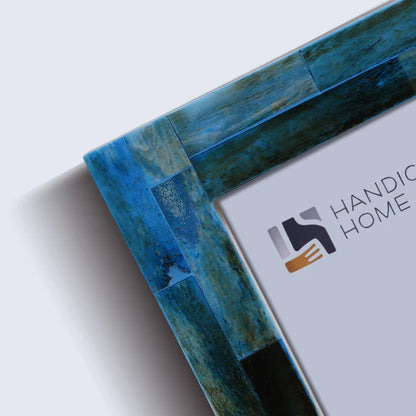 Picture Frames Verdigris Collection Bone Inlay, 5" x 7"