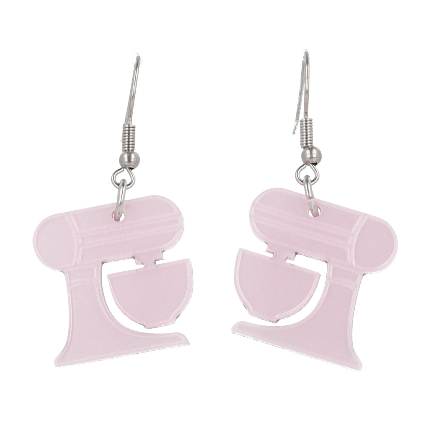 Pink Stand Mixer Earrings