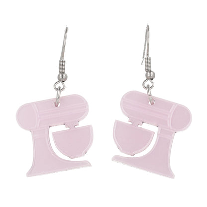 Pink Stand Mixer Earrings