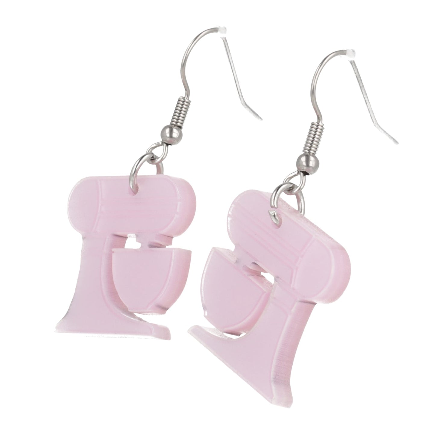 Pink Stand Mixer Earrings