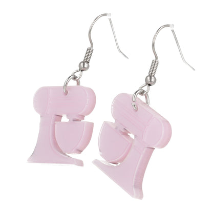 Pink Stand Mixer Earrings