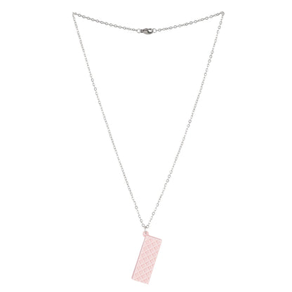 Pink Wafer Necklace
