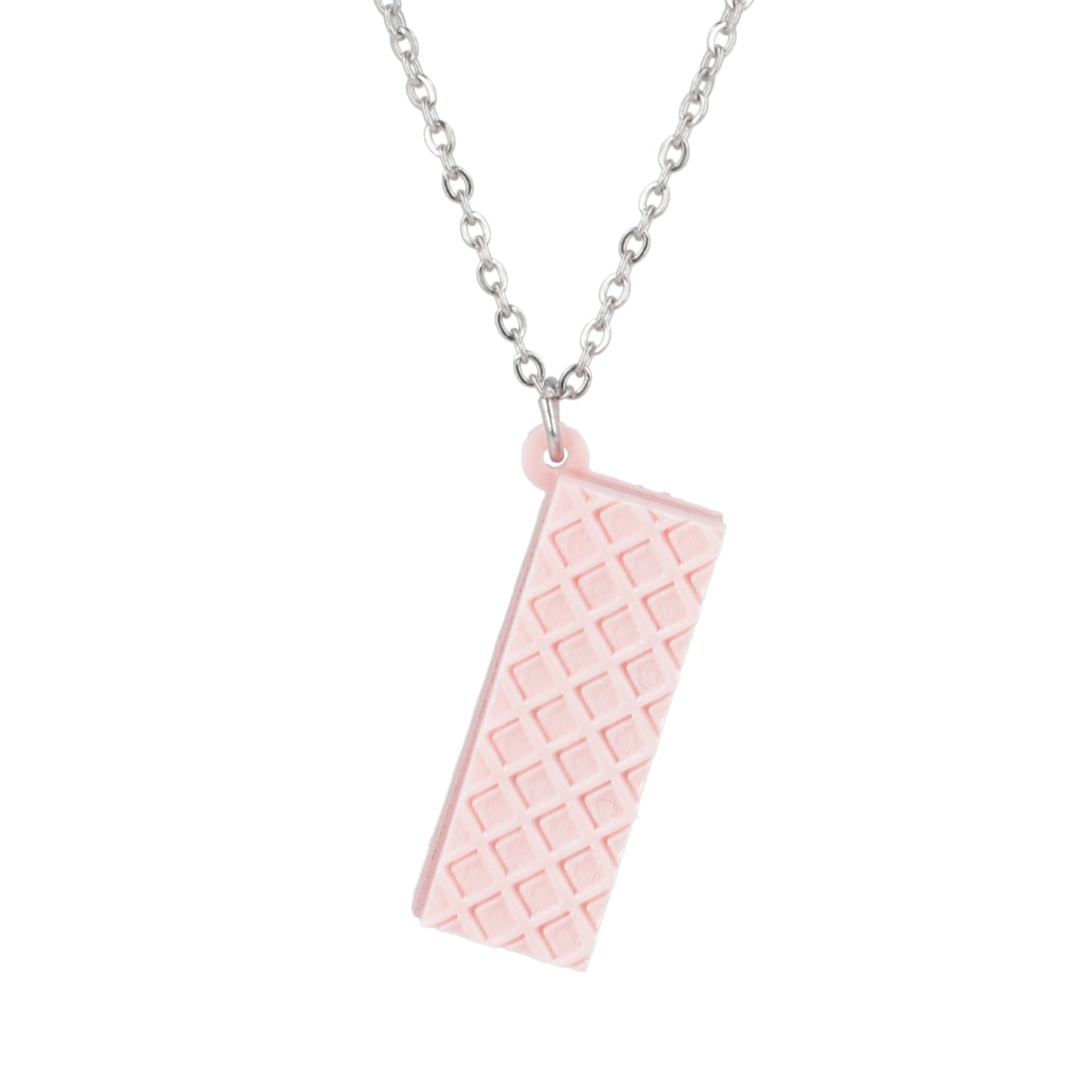 Pink Wafer Necklace
