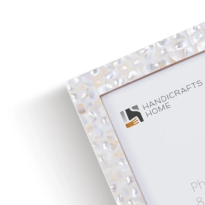 Handmade Poster Frames Mother of Pearl, White, 23 Sizes, for wall display