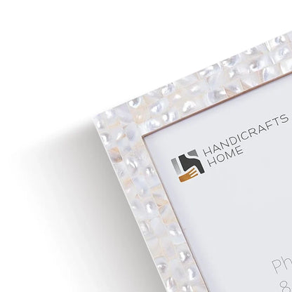 Handmade Poster Frames Mother of Pearl, White, 23 Sizes, for wall display