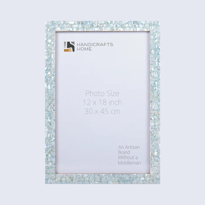 Handmade Poster Frames Mother of Pearl, Green, 20 Sizes, for wall display