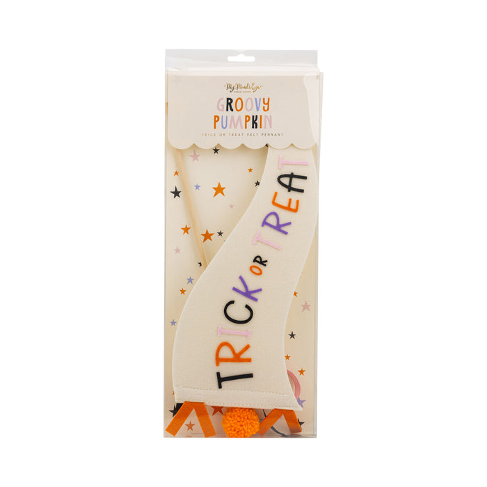 Presale: Trick or Treat Felt Pennant