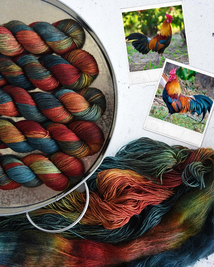 Destination Yarn Preorder Prize Rooster & Speckled Hen