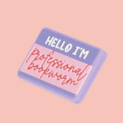 Professional Bookworm Pin