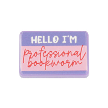 Professional Bookworm Pin