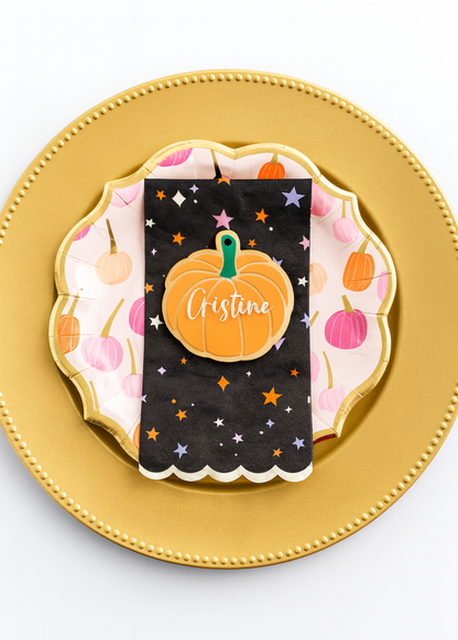 Pumpkin Halloween Boo Basket or Fall Placecard