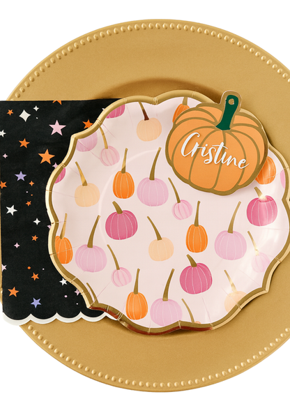 Pumpkin Halloween Boo Basket or Fall Placecard