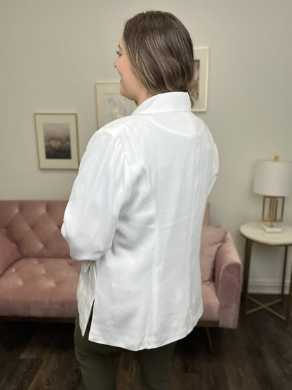 Women's Rhinestone Front Pocket Blazer