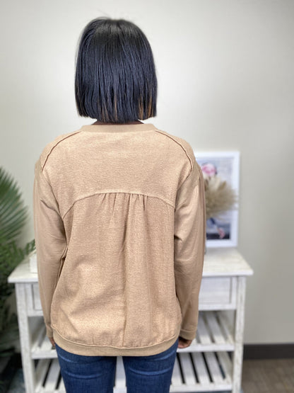 Feeling Breezy Women's Ribbed Long Sleeve Top