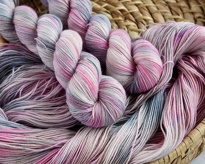 Destination Yarn fingering weight yarn Sakura at Lake Kawaguchiko