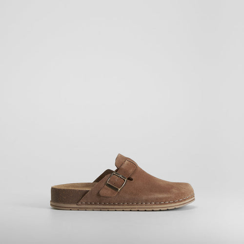 Sandalia bio de piel beige WALK AND FLY