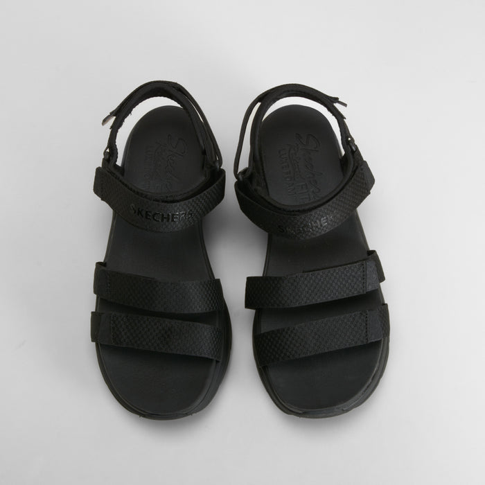 Sandalia deportiva negra SKECHERS