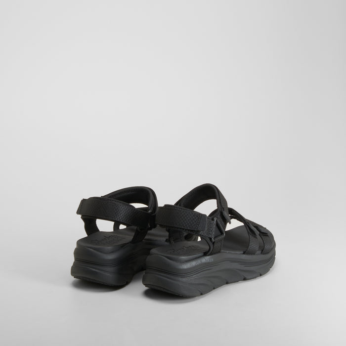 Sandalia deportiva negra SKECHERS