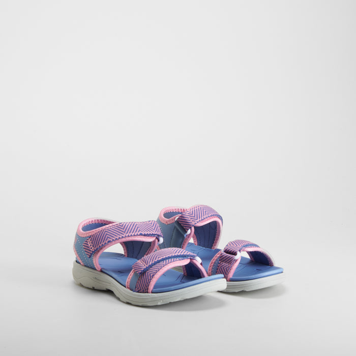 Sandalia deportiva rosa y azul UTWO