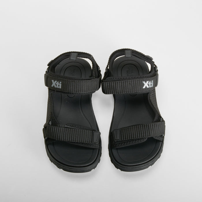 Sandalia deportiva velcro negro XTI