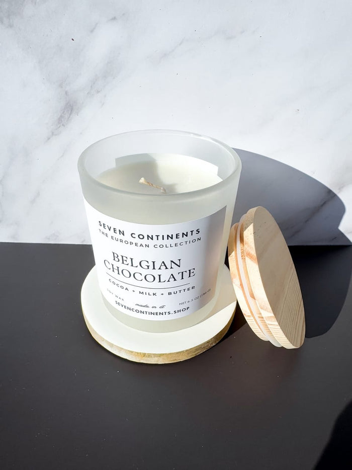 Seven Continents Belgian Chocolate Candle Seven Continents Belgian Chocolate Candle Candle